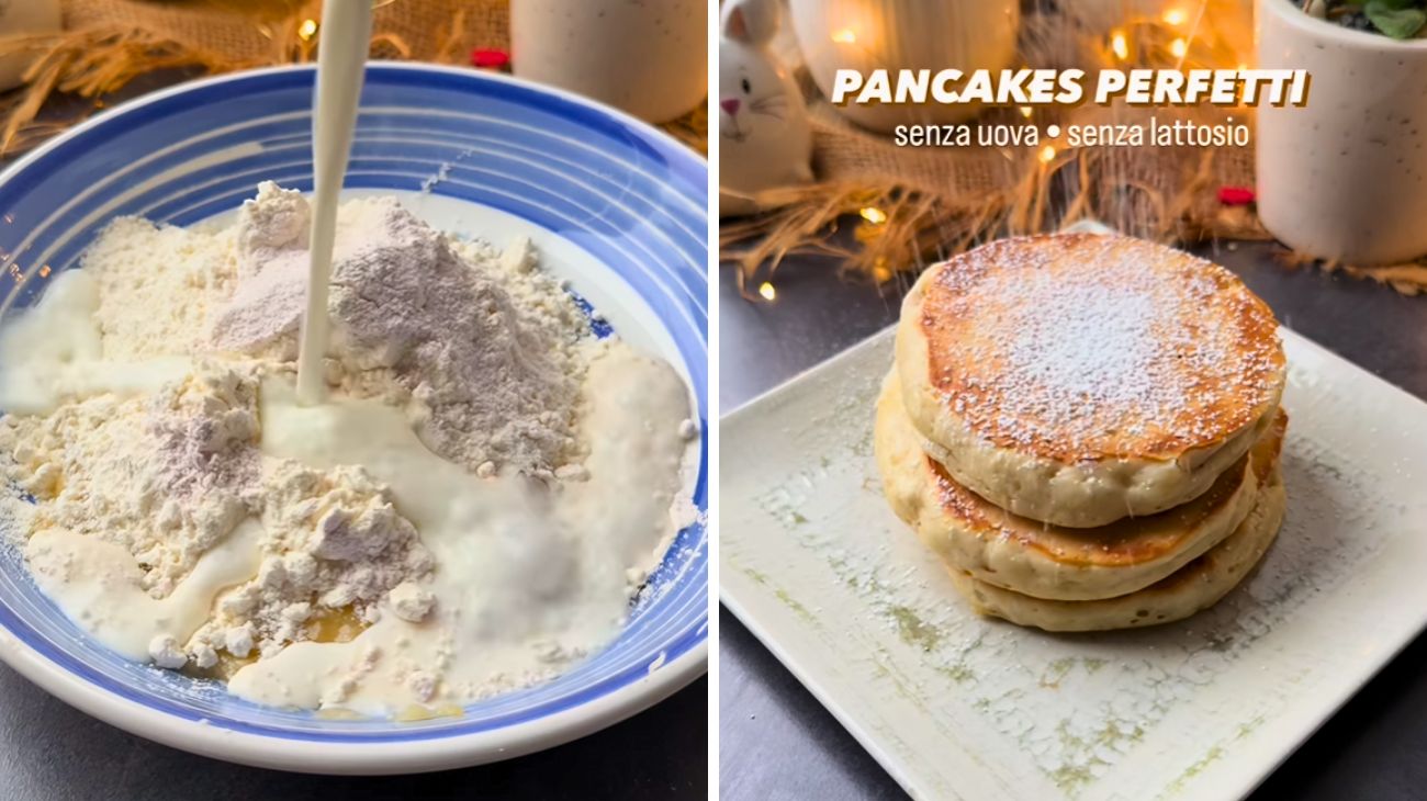 La ricetta dei pancake senza uova